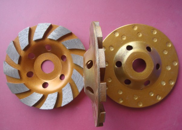 金色12齒碗狀磨輪