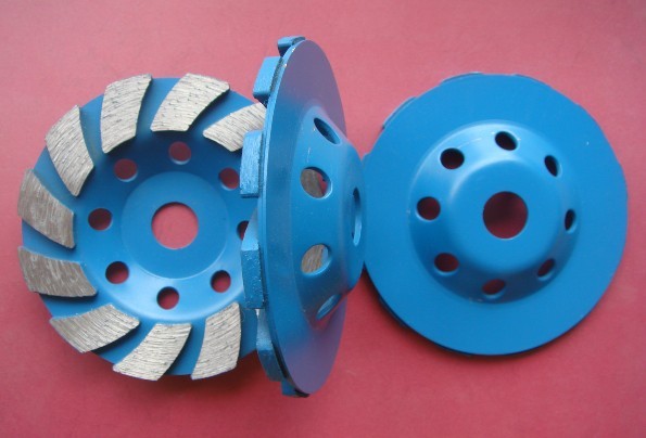 藍(lán)色12齒碗狀磨輪
