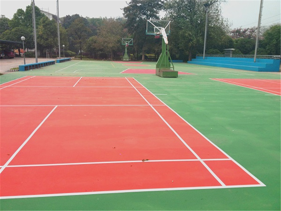 柳州第五勞教所丙烯酸籃球場(chǎng)